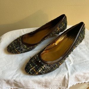 Vintage Coach Tweed Heels size 8